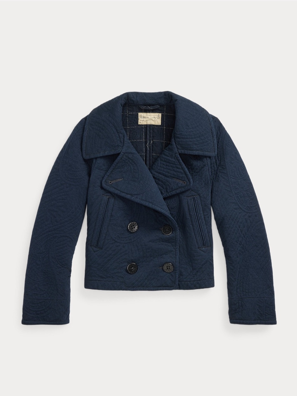 Ralph Lauren RRL | Quilted Jersey Cropped Peacoat